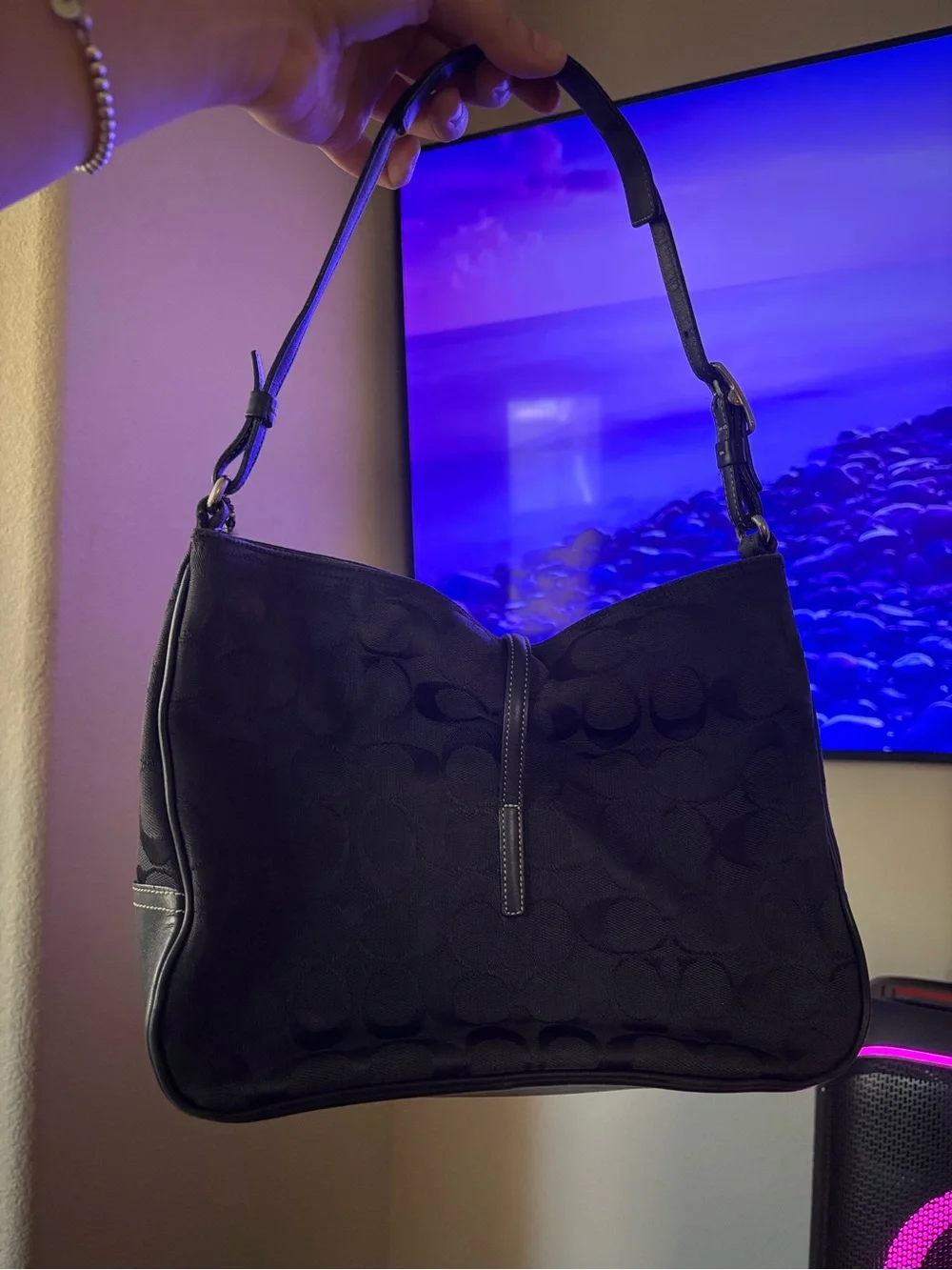Coach Clip Hampton Shoulder Bag
